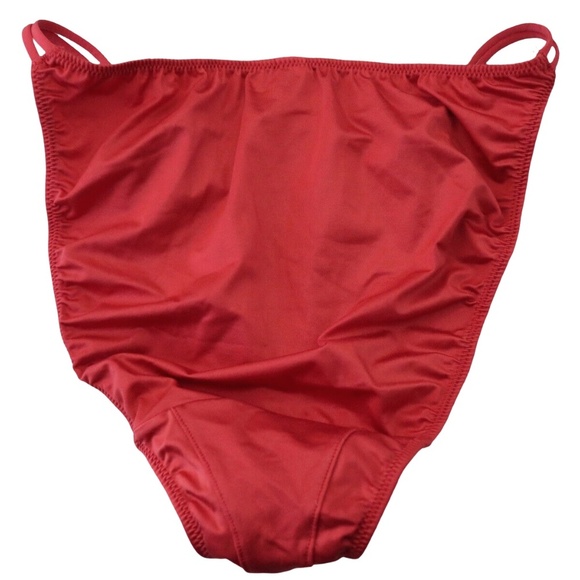 RARE Victoria's Secret Second Skin Satin Lace Double String Bikini Panties NWT - Picture 7 of 12